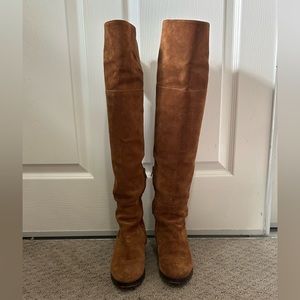J. Crew suede knee high boots